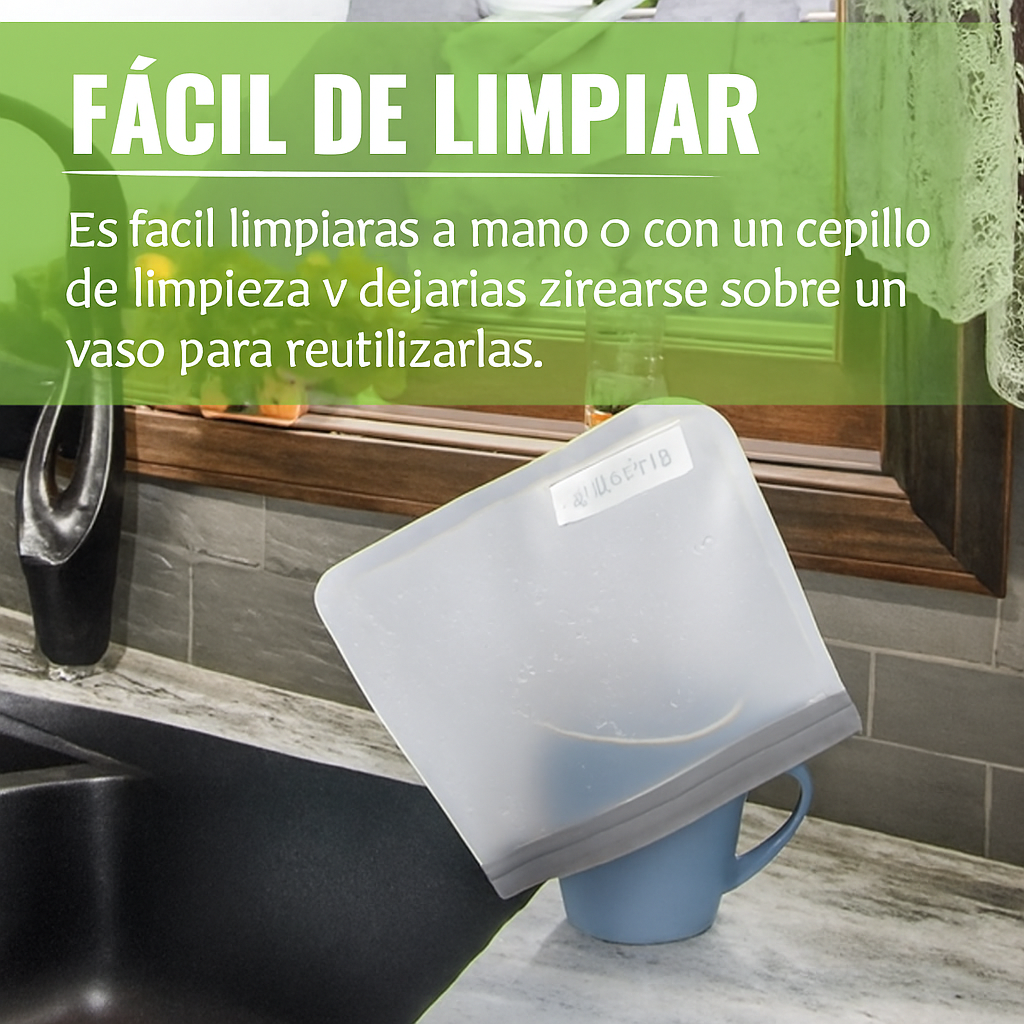 ADIS MultiBag – Set Reutilizable de Silicona (x6)